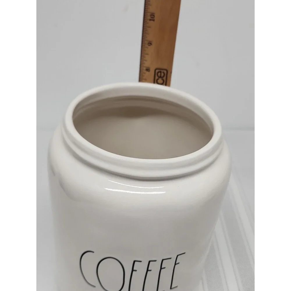 Rae Dunn Artisan Collection By Magenta 8 Inch Long Letter COFFEE Cannister NWOT